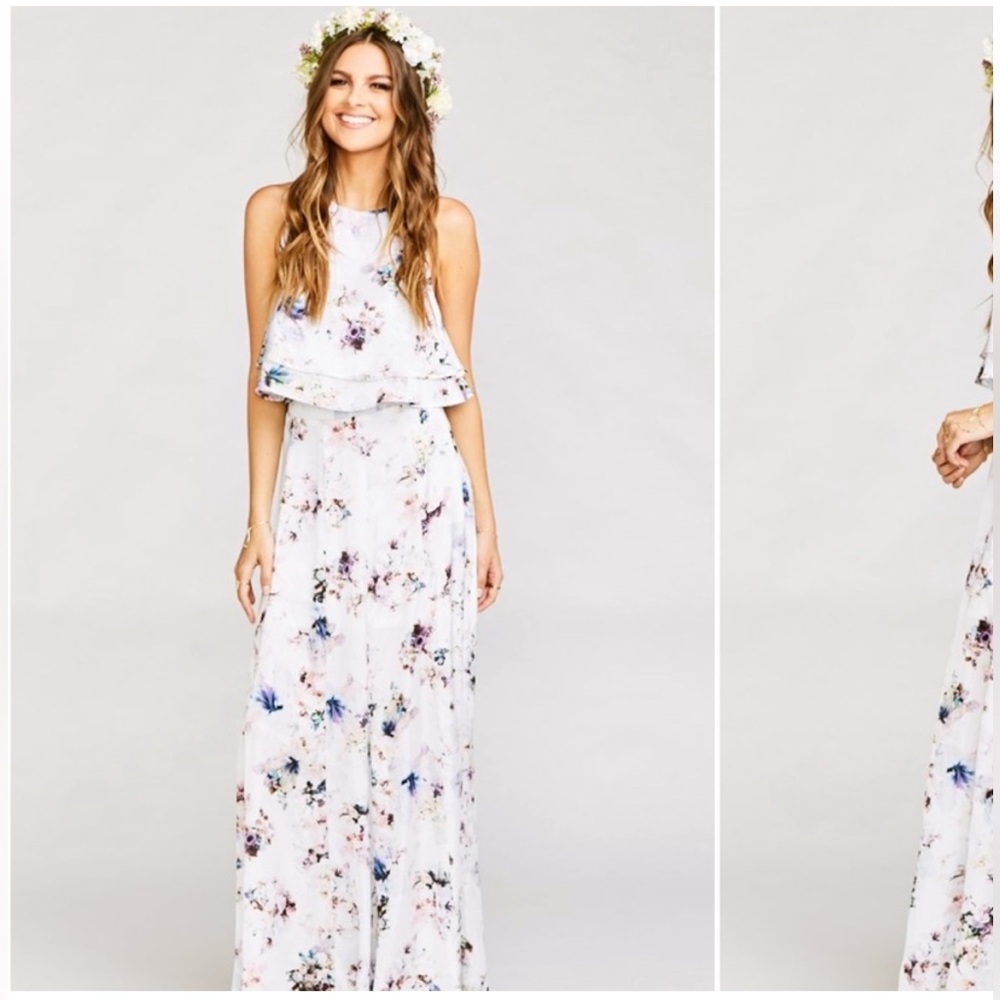 Show Me Your MuMu Princess Di Ballgown Maxi Skirt in Bouquet Beauty Sz XS